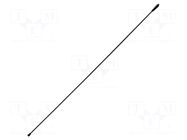 Antenna mast; car top,automotive,external; 840mm; M6; AM,FM MTA