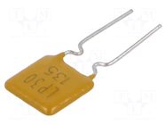 Fuse: PTC polymer; 1.35A; Imax: 40A; THT; Iswitch.max: 6.75A WAYON