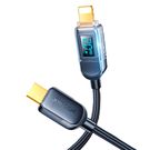 Joyroom USB C - Lightning cable 20W with charging power display 1.2 m black (S-CL020A4), Joyroom
