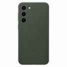 Samsung Leather Cover case for Samsung Galaxy S23+ case made of natural leather green (EF-VS916LGEGWW), Samsung