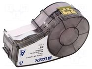 Tape; 9.53mm; 6.4m; purple; Character colour: white; self-adhesive BRADY