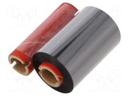 Tape staining; 57mm; 74mm; black; thermal transfer; Smart Printer WAGO