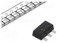 IC: voltage regulator; LDO,linear,fixed; 3V; 0.25A; SOT89-3; SMD MICROCHIP TECHNOLOGY