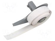 Tape; 9.53mm; 15.24m; white; self-adhesive; -40÷82°C BRADY