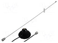 Antenna; CB; mast; Hustler IC-100; 1m; 4dBi; UHF 