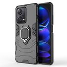 Ring Armor case for Xiaomi Redmi Note 12 Pro+ armored cover magnetic holder ring black, Hurtel