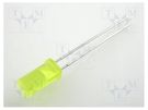 LED; 5mm; yellow; 1÷4mcd; 100°; Front: flat; 2.1÷2.5V; No.of term: 2 KINGBRIGHT ELECTRONIC
