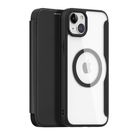 Dux Ducis Skin X Pro Magnetic Flip MagSafe Case iPhone 15 Plus - Black, Dux Ducis