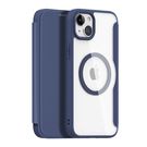 Dux Ducis Skin X Pro Magnetic Flip MagSafe Case iPhone 15 - Blue, Dux Ducis