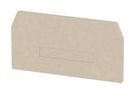 END AND SEPERATION PLATE, WEMID, BEIGE