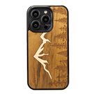 Wooden case for iPhone 14 Pro Bewood Mountains Imbuia, Bewood