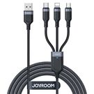 Joyroom Multi-Use Series 3-in-1 cable S-1T3018A18 Lightning USB-C micro USB 1.2m - black, Joyroom