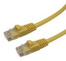 PATCH LEAD, CAT5E, YELLOW, 15M