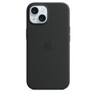 Apple Silicone Case MT0J3ZM/A MagSafe for iPhone 15 - black, Apple
