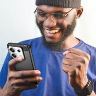 Carbon Case for Xiaomi Redmi Note 13 Pro - black, Hurtel