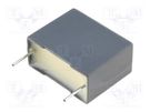 Capacitor: polypropylene; X1,Y2; R41; 100nF; 8.5x17x26.5mm; THT KEMET