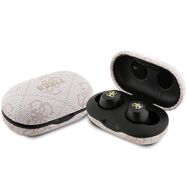 TWS Guess 4G Metal Bluetooth headphones with ENC docking station - pink, Guess