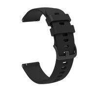 Silicone Strap for Huawei Watch GT2 / GT3 42mm - Black, Hurtel