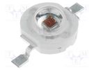 Power LED; red; 140°; 700mA; 625nm; P: 3W; 80lm; 2.5÷3.5V; Xeon Power OPTOSUPPLY