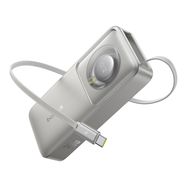 Baseus Free2Pull 10000mAh 30W powerbank with USB-C port and retractable USB-C cable - gray, Baseus