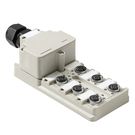 Sensor-actuator passive distributor (without cable), complete module, Hood version, Number of contact sockets: 6, Number of poles: 5, M12 Weidmuller
