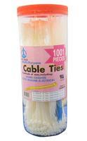 ASSORTED CABLE TIE KIT, 1001PC, NYLON6/6