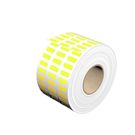 Device marking, Self-adhesive, halogen-free, 15 mm, Polyester, yellow Weidmuller