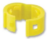 CABLE CLIP, PATCH CORD, YELLOW, PK25