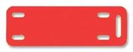 MARKER PLATE, 76.2MM X 12.7MM, RED