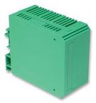 ENCLOSURE, DIN RAIL, VERTICAL, GREEN