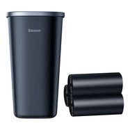 Baseus Dust-free Vehicle-mounted Trash Can（Trash Bag 3 roll/90）Black, Baseus