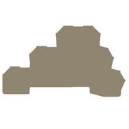 Vāks AP DLD2.5 DB, SAK sērijai, pelēks, Weidmuller