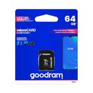 Memory card Goodram M1AA microSD 64GB 100MB / s UHS-I class 10 with adapter