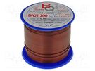 Coil wire; double coated enamelled; 0.6mm; 0.25kg; -65÷200°C BQ CABLE
