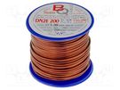Coil wire; double coated enamelled; 1.3mm; 0.25kg; -65÷200°C BQ CABLE