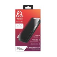 ZAGG InvisibleShield Glass Elite Privacy 360 for iPhone 16 Pro, Zagg