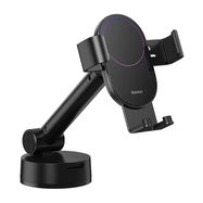 Gravity car mount for Baseus Tank phone with suction cup (black), Baseus