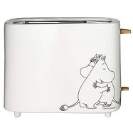 Ceramic toaster, 2 slices, 875W, white