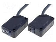 Sensor: photoelectric; transmitter,receiver; Range: 0÷15m; NPN OMRON