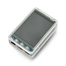 Case for Raspberry Pi and LCD screen 3.2'' - clear