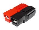 PLUG/RCPT HOUSING, 2POS, PC, RED/BLK