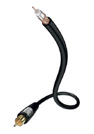 Kabelis 1xRCA - 1xRCA spraudnis 10m 75Ohm apzeltīti savienojumi, inakustik STAR