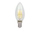 LED spuldze E14 5W 4000K 600lm 220-240V FILAMENT C35 CANDLE DIMMABLE LED line LITE