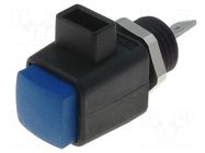 Laboratory clamp; blue; 300VDC; 16A; screw,spring clamp; nickel SCHÜTZINGER