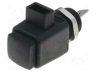 Laboratory clamp; black; 300VDC; 16A; screw,spring clamp; nickel SCHÜTZINGER