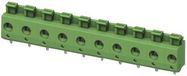 TERMINAL BLOCK, WIRE TO BRD, 3POS, 14AWG