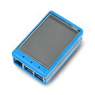 Case for Raspberry Pi and LCD screen 3.2" - blue
