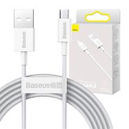 Baseus Superior Series Cable USB to micro USB, 2A, 2m (white), baseus