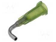 Needle: steel; 0.5"; Size: 14; bent at 90°; 1.6mm; polypropylene FISNAR