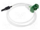 Syringe adapter; 5ml; green; for dispensers,for syringes; QuantX FISNAR